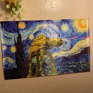 Star Wars/starry night cross over poster
